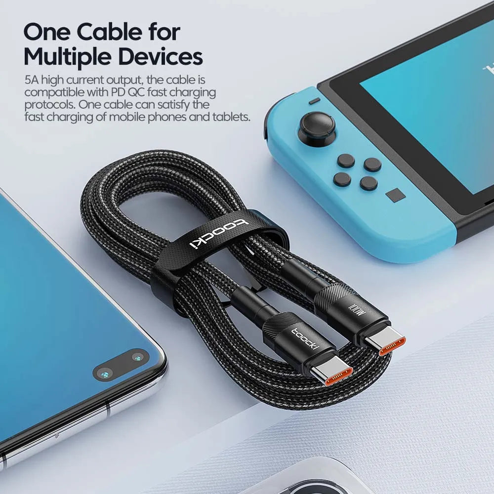 Fast charging Double Type-c cord