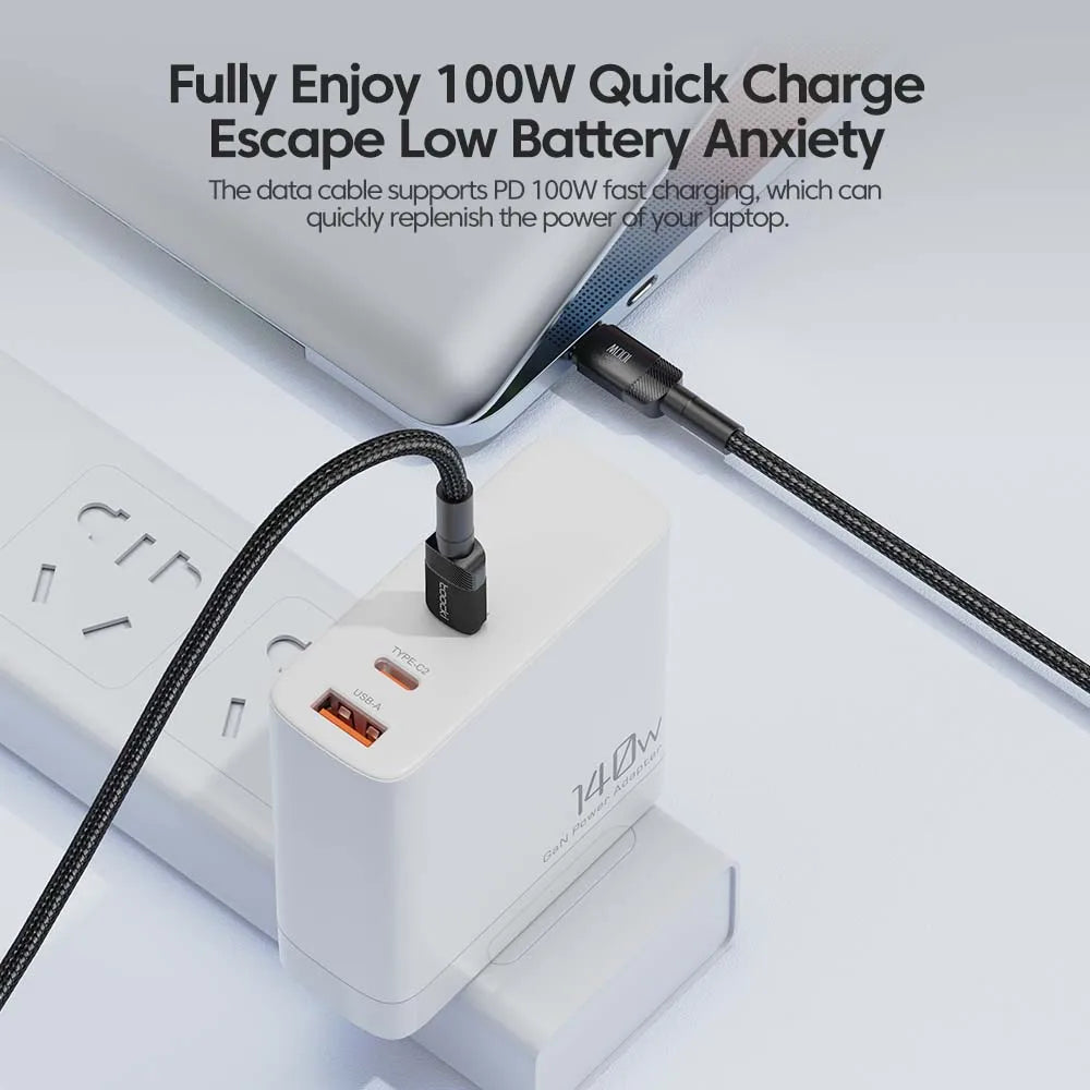 Fast charging Double Type-c cord