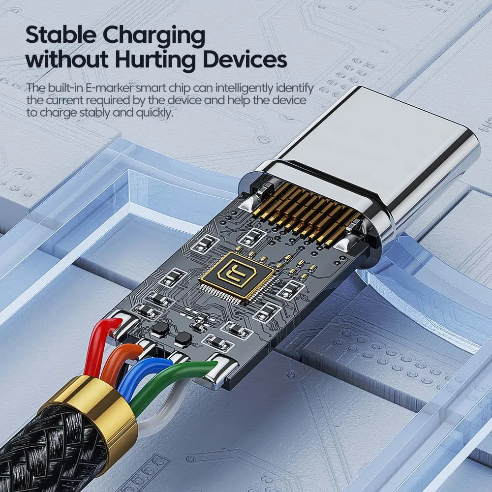 Fast charging Double Type-c cord